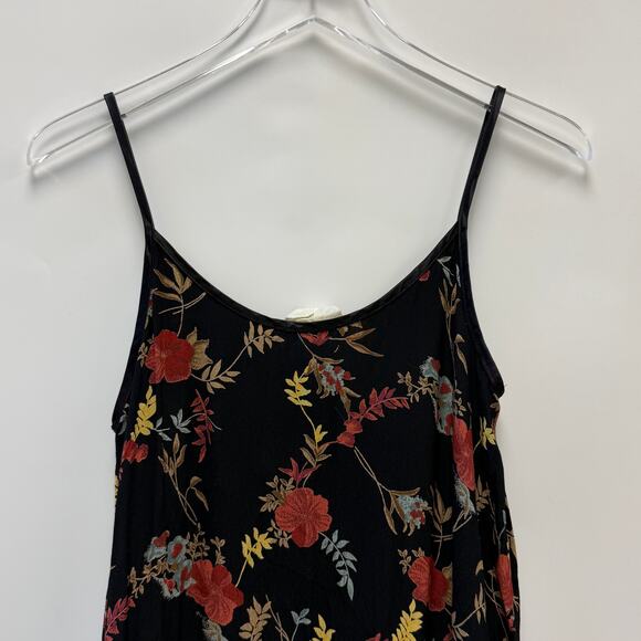 VTG Exit 51 Whimsygoth Fairy Dark Floral 90s Y2K Strappy Maxi Dress (S/M) - Picture 4 of 9